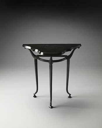 Butler Metalworks Halliwell Metal Demilune Console Table - 4200025