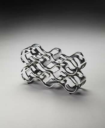 Butler Hors D'Oeuvres Crescent Aluminum Wine Rack - 4209016