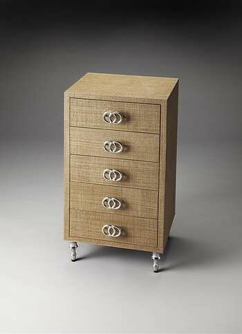 Butler Loft Lara Raffia Accent Chest - 4232140