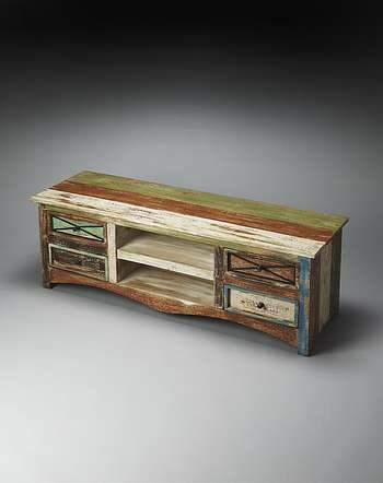 Butler Artifacts Decatur Recycled Wood Entertainment Console - 4238290