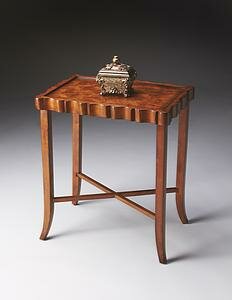 Butler Specialty Olive Ash Burl Tea Table 5016101