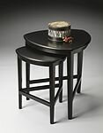 Butler Specialty Black Licorice Nesting Tables