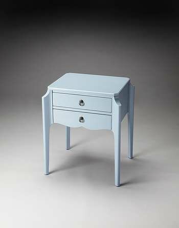 Butler Loft Wilshire Glossy Wedgewood Accent Table - 7016305