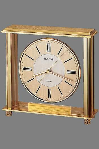 Bulova Grand Prix Table Top Clock - B1700