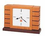Bulova Frank Lloyd Wright Usonian Contempo Table Clock - B1859