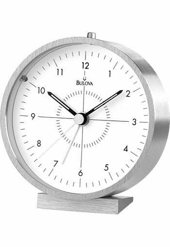 Bulova Flair Table Top Alarm Clock - B6844