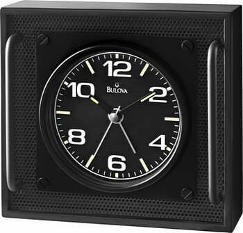 Bulova Impulse Table Top Alarm Clock - B6845