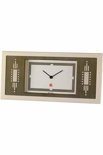 Frank Lloyd Wright Robie Rug Table Top Clock by Bulova - B7733