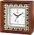 Frank Lloyd Wright Beth Sholom Quartz Table Top Alarm Clock by Bulova - B7766