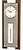 Bulova Gramercy Pendulum Deco Wall Clock - C3389