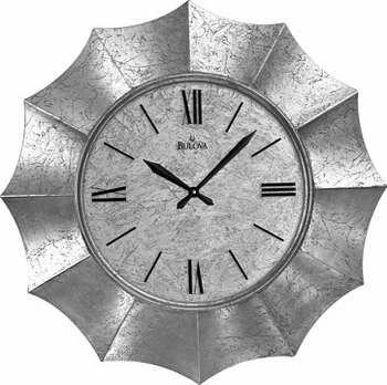 Bulova Nouveau Large Deco Wall Clock - C4101