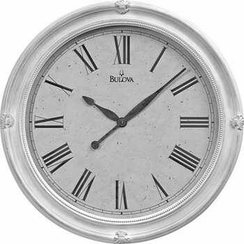 Bulova Hazelton Large Deco Wall Clock - C4109