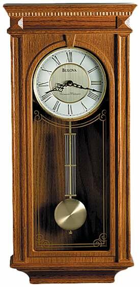 Bulova Manorcourt Wall Chime Clock - C4419