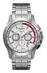 Bulova 96B013 Mens White Sport/Tech Stainless Steel Bracelet Watch