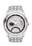Bulova 96B110 Mens Silver-White Sport/Tech Stainless Bracelet Watch