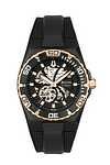 Bulova 98A109 Men's Black Circular Face, Rubber Strap Watch