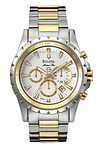 Bulova 98B014 Mens White Sport/Tech Two-Tone Bracelet Watch