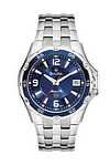 Bulova 98B111 Men's Blue Circular Face, Stainless Steel Bracelet Watch