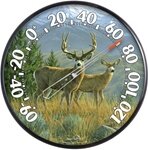 Chaney 01737 12.5" "Deer" Wall Thermometer