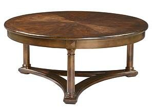 Round Coffee Table in Macadamia Finish