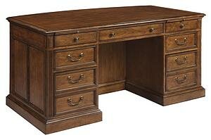 Executive Desk in Macadamia Finish