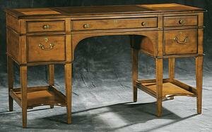 Hekman Leather Top Leg Desk in Special Reserve Finish - 7-1111