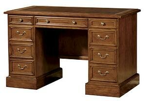 Pedestestal Desk in Special Reserve Finish