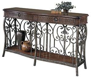 Hekman Furniture Console Table in Chateau Finish - 7-2210