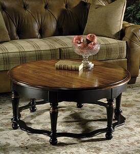 Hekman Furniture Round Coffee Table in Rubbed Onyx Finish - 7-2301
