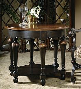 Hekman Furniture End Table/ Hall Table in Rubbed Onyx Finish - 7-2312