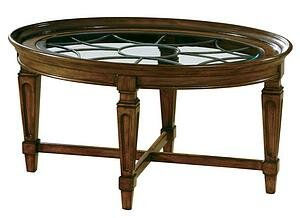 Hekman Metal Grille Coffee Table in Special Reserve Finish - 7-2827
