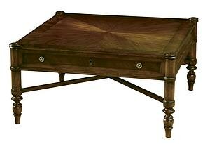 Hekman Square Coffee Table in Special Reserve Finish - 7-2833