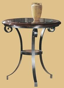 Hekman Furniture Metal Lamp Table in Special Reserve Finish - 7-2927