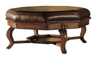 Hekman Octagon Coffee Ottoman in Special Reserve Finish - 7-303