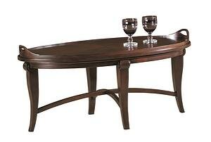 Hekman Furniture Oval Tray Coffee Table in Metropolis Finish - 7-402