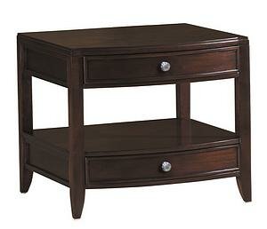 Hekman Furniture Storage End Table in Metropolis Finish - 7-406
