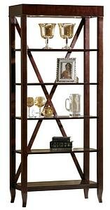 Hekman Furniture Tall Etagere in Metropolis Finish - 7-410