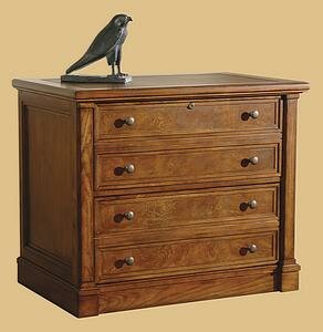 Hekman Executive Lateral File in Urban Ash Burl Finish - 7-9103