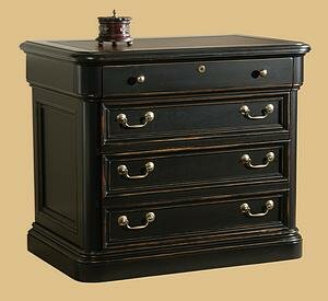 Hekman Executive Lateral File in Louis Phillipe Finish - 7-9143