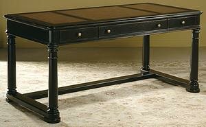 Hekman Furniture Table Desk in Louis Phillipe Finish - 7-9148