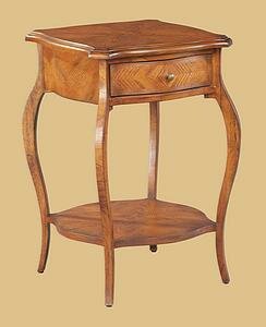 Hekman Cordial Table W/Drawer in Special Reserve Finish - 8-1057