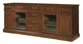 Hekman Furniture Weathered Cherry 88" Entertainment Credenza - 8-1542