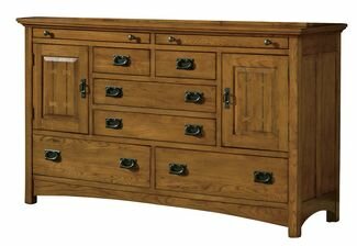 Hekman Furniture Buffet in Mission Pte Finish - 8-4030