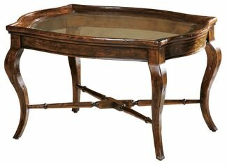 Hekman Furniture Oval Coffee Table in Cognac Finish - 8-7200