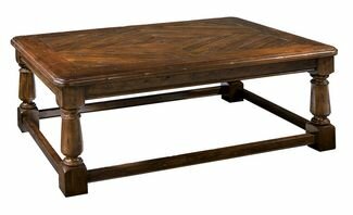 Rectangular Coffee Table in Cognac Finish