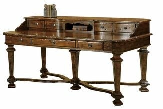 Hekman Furniture Executive Desk in Cognac Finish - 8-7240