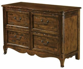 Hekman Furniture File Chest in Cognac Finish - 8-7244