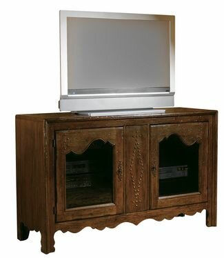 Hekman Furniture Plasma Console in Cognac Finish - 8-7252