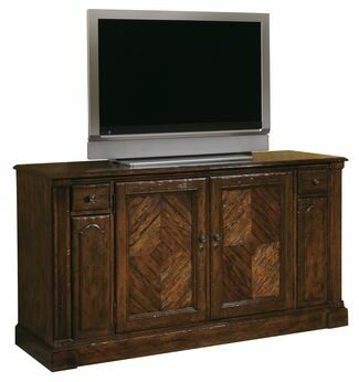 Hekman Furniture Plasma Console in Cognac Finish - 8-7253