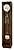 Howard Miller 611-210 Cameron Floor Clock in Cherry Bordeaux